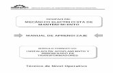 MECNICO ELECTRICISTA DE MANTENIMIENTO MANUAL .manual de aprendizaje ... mecnico electricista