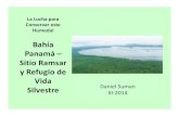 Bahía Panamá – SitioRamsar y Refugio de Vida · el Refugio de Vida Silvestre Humedal Bahía Panamá (27 de abril 2012). • La parte occidental del Humedal es sitio de expansión