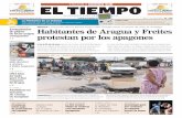 S E RV I C I O > Habitantes de Aragua y Freites …media.eltiempo.com.ve/EL_TIEMPO_VE_web/20/diario/docs/... · A las 6:30 am de ayer, vecinos de la zona rural Roble Monaguero, cercana