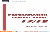 GENERALANUAL 17/18 - ceip …ceip-angelandradepuertollano.centros.castillalamancha.es/sites/... · calidad de los documentos programáticos y de las programaciones, ... 3º, 4º,