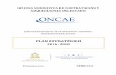 PLAN ESTRATÉGICO - oncae.gob.hn€¦ · ENERO 2016. PLAN ESTRATÉGICO 2016 - 2018. Plan Estratégico ONCAE 2016 – 2018 ... A partir del año 2011 la ONCAE logró implementar la