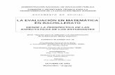 LA EVALUACIÓN EN MATEMÁTICA EN …stec.fcien.edu.uy/doc/Taller I/Matematica/doc1c3.pdf · 29 . La evaluación en ... identificar problemas cuyo tratamiento permitiera aportar elementos