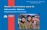 Nuevo Currículum para la Educación Básica · Impacto de la LGE en el Currículum ... particulares subvencionados con las herramientas TIC ... la importancia del Lenguaje en el