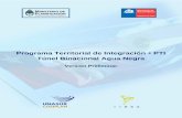 Programa Territorial de Integración PTI Túnel .formulación del PTI 20 7 Modelo de elaboración