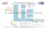 EL CAMPO DE LA EDUCACI.N INICIALs596f09487c645a1f.jimcontent.com/.../name/campo_educacion_inicial.… · Precursores de la escuela nueva El ... La teoría de Piaget y la educación
