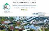 POLÍTICA SANITARIA EN EL AGRO - agrobanco.com.pe · POLÍTICA SANITARIA EN EL AGRO ... NIMF Nº 13 Directrices para la notificación del incuplimiento y acción de emergencia ...