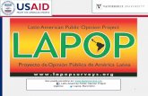 en: Latin American Public … · USAID para prevenir la delincuencia y la violencia basada en la comunidad es exitosa. 10. ... locales como por medio de centros independientes de