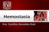 Hemostasia - PATOLOGÍA GENERAL - Presentación … · Vaso lesionado y colágeno expuesto Vaso constricción para evitar perdida de sangre Agregación de plaquetas activas por colágeno