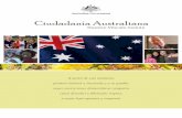 Citizenship resource book - Spanish · Sección de conocimientos que no se evalúan en la prueba de ciudadanía Parte 4 – Australia en la actualidad 38 Parte 5 – Historia de Australia
