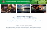 Incentivo económico Pago por servicios ambientalespsa.ctfc.es/docs/pres_esp/ComOrales/1. Incentivos economicos PSA... · Tasa retributiva por vertimientos puntuales (art. 42 Ley