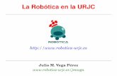 La Robótica en la URJC - jderobot.orgjderobot.org/store/jmvega/uploads/files/2009-sanTeleco-Robotics... · La Robótica. Aplicaciones Factorías automoción Espacio Entornos peligrosos