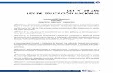 LEY N° 26.206 LEY DE EDUCACIÓN NACIONALsenaf.cba.gov.ar/wp-content/uploads/6-Ley-26.206-Ley-de-Educacion... · legislación nacional 1 ley n° 26.206 ley de educaciÓn nacional
