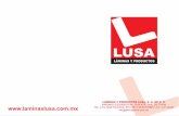 ANGULOS - laminaslusa.com.mx DE PRODUCTOS LUSA.pdf · acero cuadrado dimensiones pulgadas milimetros pulg2 mm2 kgs/mto kg/pza(6mt) area de seccion peso 3/8 9.5 0.14 190.73 .7 5 1/2