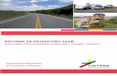 INFORME DE DESEMPEÑO 2016 - ositran.gob.pe · concesión Carretera Nuevo Mocupe – Cayaltí – Oyotún, identificando los principales factores ... Fecha base del presupuesto del