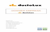 DOSSIER EMPRESA - ductolux.com · Mérida (Badajoz), España. En los últimos años, ductoLux, ... elevadoras de la zona regable del Canal del Zújar, para la Comunidad de Regantes