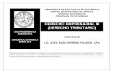 DERECHO EMPRESARIAL III (DERECHO TRIBUTARIO)cunori.edu.gt/descargas/DERECHO_EMPRESARIAL_III_B..pdf · El curso de Derecho Empresarial III (Derecho Tributario), incluye los contenidos