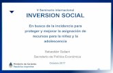 V Seminario internacional INVERSION SOCIAL - … · Octubre 2017 . RELEVANCIA • Con recursos escasos, la administración eficaz del gasto público es fundamental. ... • Es importante