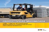 PRODUCTIVIDAD MAXIMIZADA - madisa.com · productividad maximizada 3,000 – 7,000 lb. de capacidad montacargas de combustiÓn interna con llantas neumÁticas