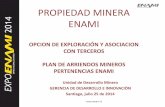 PROPIEDAD MINERA ENAMI - expoenami.cl · alicia antofagasta 12499 licitacion publica diciembre 2012 minera escondida limitada 3.600.000 2,5% nsr vigente minera escondida limitada