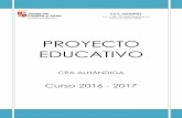 PROYECTO EDUCATIVO - CRA ALHÁNDIGAcraalhandiga.centros.educa.jcyl.es/aula/archivos/repositorio/0/122/... · Plan para el fomento de la lectura y el desarrollo de la comprensión