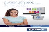 PHENIX USB Micro - Prim Fisioterapia y Rehabilitación · Gracias a la tecnología inalámbrica del PHENIX USB Micro, utilizar un manómetro con sondas hinchables es más sencillo