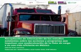 impulsan una modernización de la flota de carga · impulsan una modernización de la flota de carga y su uso más eficiente en México Informe final, nov/2012 ... Comunicaciones