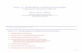Tema 11: Analizadores sintácticos funcionales …jalonso/cursos/pd-09/temas/tema-11-1x2.pdf · I Ejemplo de análisis sintáctico aritmético: La estructura sintáctica de la cadena