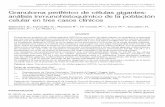 Granuloma periférico de células gigantes: análisis ...scielo.isciii.es/pdf/odonto/v23n4/original2.pdf · Son lesiones de tejido blando que rara-mente afectan al hueso subyacente,