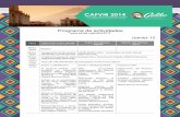 CAFVIR 2014 Galileo - esvial.org · Experiencias en la construcción de un modelo. Ana María Bañuelos (online) Expresiones mate-máticas: un problema de ... contexto de análisis