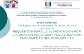 1° Congreso Argentino de Medicina Interna Pediátrica 2 ... Interna/PDFs Miercoles... · a la aspiración de partículas de comida, saliva y otros líquidos. Un gran porcentaje de