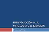 INTRODUCCIÓN A LA FISIOLOGÍA DEL EJERCICIO · Aplica los conceptos de fisiología del ejercicio a la práctica clínica para reestablecer la movilidad y la capacidad funcional de