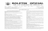 BOLETIN OFICIAL - melilla.es · Ceuta, núm. 61 - 4.º C. ... Acuerdo de colaboración suscrito entre el Patronato de Turismo de la Ciudad Autónoma de Melilla y la Empresa Control