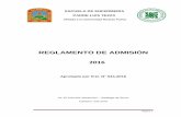 Reglamento de Admisión 2016 Tezzaeeplt.edu.pe/docs/Reglamento de Admision Tezza 2016.pdf · Admisión de la URP y de la Directora de la Escuela. Dicho número es ... Examen de Aptitud