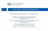 Electrónica de Potencia - uah.es filecontrol y de potencia (series y transformadas, álgebra matricial, ecuaciones diferenciales, etc.). Como co-requisito muy aconsejable, cabe destacar
