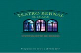 Programación enero a abril de 2011 - murcia.es · Compañía Teatro Sí, de Cádiz, ... Compañía Fábula Teatro presenta “Cuentos de miedo” Guion y ... Domingo 27 de marzo