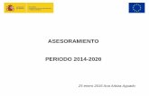 ASESORAMIENTO PERIODO 2014-2020 - Asociacion de … · –Criterios de prioridad para la utilización de entidades de ... Requisitos art.14 Directiva 2009/128/CE de gestión integrada