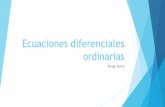 Ecuaciones diferenciales ordinariassoraidazuniga.pbworks.com/w/file/fetch/96339684/Ecuaciones... · Este capítulo se dedica a la solución de ecuaciones diferenciales ... Un problema