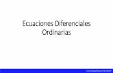 Ecuaciones Diferenciales Ordinarias - her.itesm.mx · Ecuaciones Diferenciales Ordinarias Los métodos numéricos usados en la solución de las Ecuaciones Diferenciales Ordinarias