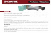 Productos / Adoquínes - CONPREconpre.com/descargas/brochure_conpre.pdf · pavimento ˜exible y modulado que al momento de la aplicación de una carga, distribuye los esfuerzos, eliminando