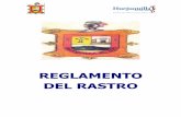 REGLAMENTO DEL RASTRO - huejuquillaelalto.com.mx · de la Ley de Fomento en el Estado, Jalisco de la Ley de Hacienda Municipal, y los concernientes a inspección sanitaria del código