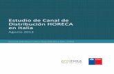 Estudio de Canal de Distribución HORECA en Italia fileDiagrama de flujo en el canal de distribución ..... 4 III. ANALISIS DE LOS ACTORES RELEVANTES DEL CANAL ...