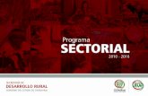PROGRAMA SECTORIAL - Chihuahua.gob.mx · Chihuahua, se presenta el Programa Sectorial para el Fortaleci miento del Campo Productivo, el cual integra las estrategias, pro gramas y