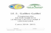 I.E.S. Galileo Galileiiesgalileocordoba.es/wp-content/uploads/2015/11/MD75PR01RGprogra… · HABLAR Y ESCUCHAR. DESCRIPTORES: • Expresar pensamientos, emociones, vivencias y opiniones,