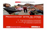 Reaccionar ante la crisis - pscentre.orgpscentre.org/wp-content/uploads/CwC-4-2007-Spanish.pdf · Reaccionar ante la crisis n. º 3 - 2007 EL CENTRO DE INFORMACIÓN DE APOYO PSICOSOCIAL