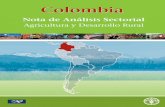 Colombia - Nota de Análisis Sectorial: Agricultura y … Colombia Colombia En los Países Andinos, son todavía 25 millones de personas las que viven en zonas rurales y que dependen