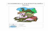CUADERNILLO PALEONTOLOGÍA: fósiles - …biogeods.hol.es/javier/4eso/doc/practicas/cuadernillopaleontologia.pdf · Mesozoico ---- Triásico Equinodermos Crinoideos Encrinus Mesozoico