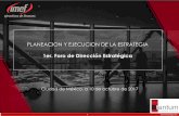 PLANEACION Y EJECUCION DE LA ESTRATEGIA - …imef.org.mx/.../descargas/2017/mdi/octubre/direccion_estrategica_1.pdf · KAPLAN Y NORTON. 13 tantumtrainings.com PROBAR & ADAPTAR 6 MONITOREAR