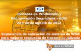Jornadas de Producción y Recuperación Secundaria … · Comodoro Rivadavia, 23 / 24 de agosto de 2012.- Muchas gracias Experiencia de aplicación de sistema de WSO para mejorar
