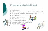 Movilidad infantil Ruben Rodriguez [Modo de … · Proyecto de Movilidad InfantilProyecto de Movilidad Infantil 1. ¿Cómo surge? 2 ¿Por qué un proyecto de Movilidad Infantil?2.