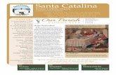 Santa Catalinasantacatalinaparish.org/wp-content/uploads/2017/05/SCCC-Bulletin-4... · Asante Sana para la Iglesia de Santa Catalina departe de Boniface Mbonimpa y familia. Asante